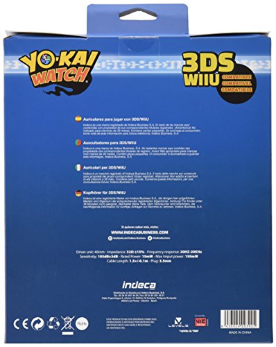 Indeca - Auricular Yokai (Nintendo 3DS - , Wii U) Indeca - Auricular Yokai (Nintendo 3DS - , Wii U)